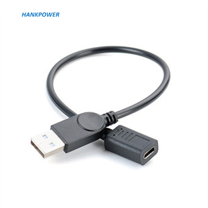 USB A公到C型母电缆USB到C型延长线 - Product Image 1