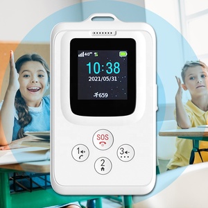 4G SIM Card for Kids Students Elder Staff Touch GPS Positioning IP66 ID Card Portable 4G Personal with SOS GPS <strong>Tracker</strong> - Product Image 1