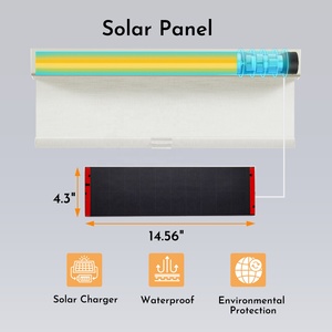 Akülü pencere tonları motorlu akıllı satın 6 kanallı uzaktan kumanda ile stor perdeler - Product Image 5