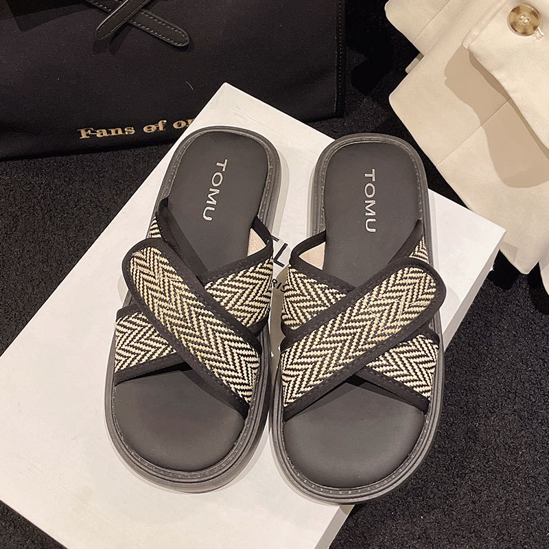 Striped black