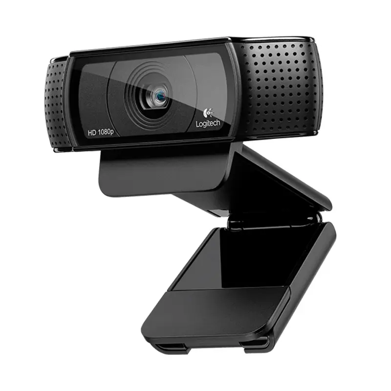 Logitech C920 Pro Webcam 1080p Web Cam Widescreen Skype Video Call Câmera Web Portátil