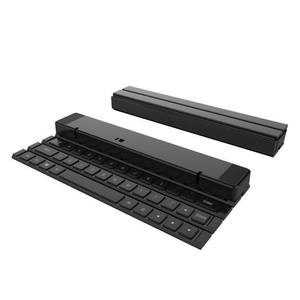 Miniteclado inteligente plegable de alta calidad, teclado inalámbrico de 64 teclas con soporte para teléfono móvil y tableta PC - Product Image 4