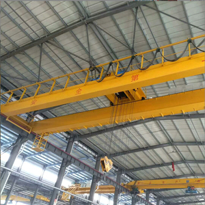 Heavy <strong>loading</strong> box type 100 ton <strong>double</strong> girder bridge crane with trolley - Product Image 5