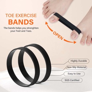 Bộ chăm sóc bàn chân đàn hồi ban nhạc nút chai massage bóng plantar Fasciitis cứu trợ bunion chỉnh Toe separator - Product Image 4
