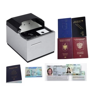 Tự động khách sạn kiosk NFC RFID thông minh IC ID thẻ tài liệu Đầu đọc PDF417 ổ đĩa giấy phép OCR mrz toàn trang hình ảnh Hộ chiếu máy quét - Product Image 1
