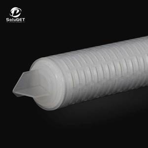 ENPP Series 10 Inch 0.1/0.2/0.45/1/3/5 Micron 68 mm PP Pleated <strong>Filter</strong> Cartridge Replacement for Pall Polyfine - Product Image 1