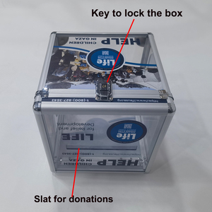 Tùy chỉnh bỏ phiếu lựa chọn nhôm Acrylic trường hợp UV in Tặng hộp - Product Image 4