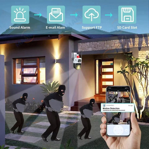 8MP Icsee App Dual Lens Wireless Security Outdoor IP66 Waterproof Intelligent 4K HD Two Way Voice <strong>Intercom</strong> <strong>IP</strong> <strong>Camera</strong> - Product Image 5