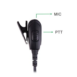 CLP108/CLP446 iki yönlü radyolar kulaklık ve güvenli iletişim kiti için PTT düğmesi ile 2.5mm saydam tüp kulaklık - Product Image 5