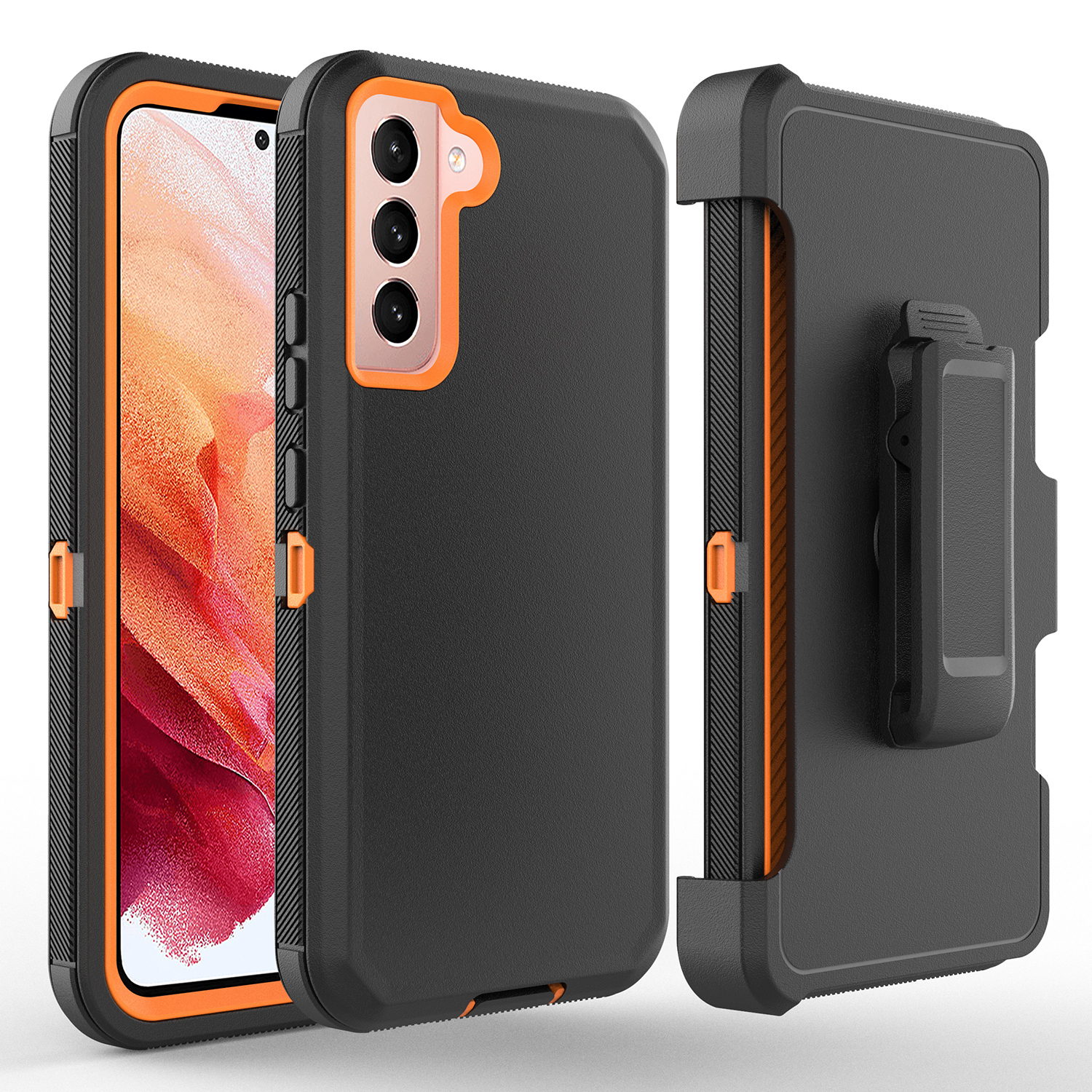 Negro + naranja