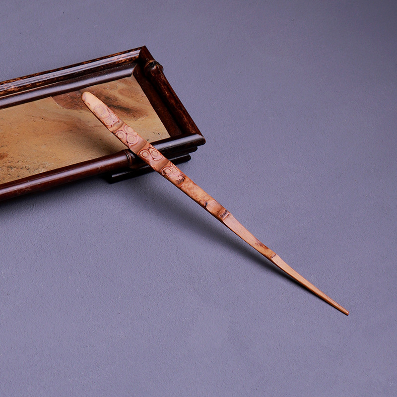 Old bamboo root tea needle and tea pick