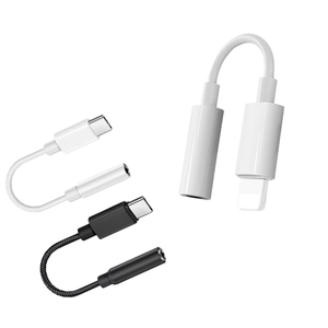 Adaptador de teléfono de línea de Audio tipo C de 3,5mm, chaqueta de PVC práctica, convertidor de auriculares de teléfono móvil con sonido estéreo para coche - Product Image 1