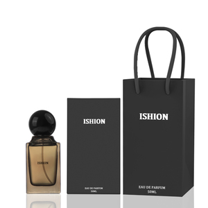 Atomizzatore Parfum in vetro da 30ML da 50ML con confezione da 30ml e bottiglia di profumo nero da 50ml - Product Image 1