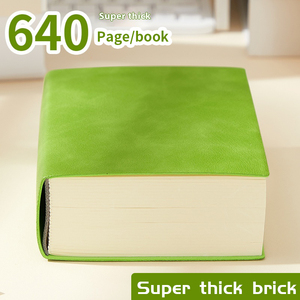 Cuaderno de PU B6 con 320 hojas, tapa suave, Bloc de notas impreso en línea Horizontal, logotipo personalizado para empresa, suministros de aprendizaje - Product Image 2