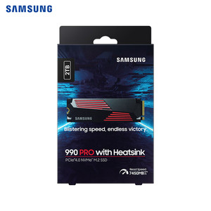 Orijinal Samsung 990 Pro soğutucu dahili M.2 PCI4.0 Max 7450 MB/S yüksek hızlı verimli 1TB 2TB katı hal diskler PC için - Product Image 5
