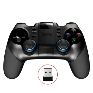 PG-9156 Bluetoothゲームパッド2.4GワイヤレスゲームコントローラーiOSMFIゲーム用モバイルトリガージョイスティックAndroidBoxPS4アクセサリー - Product Image 1