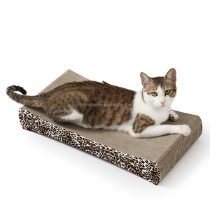 2 Sides <strong>Use</strong> Corrugated Paper Bulk Production Cat Scratch Protector Mat Cat Scratcher Pad - Product Image 6