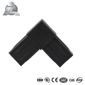 Black ABS Two <strong>Way</strong> L Type Plastic 25*25*1.2mm <strong>square</strong> Tube Corner Connectors - Product Image 5