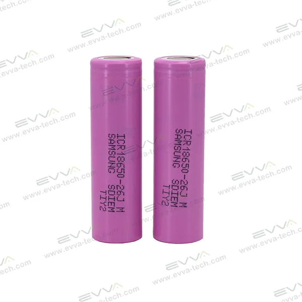 Pin Sạc Li-ion Hình Trụ Cho Pin Samsung 26J 18650 2600MAh 5.2A