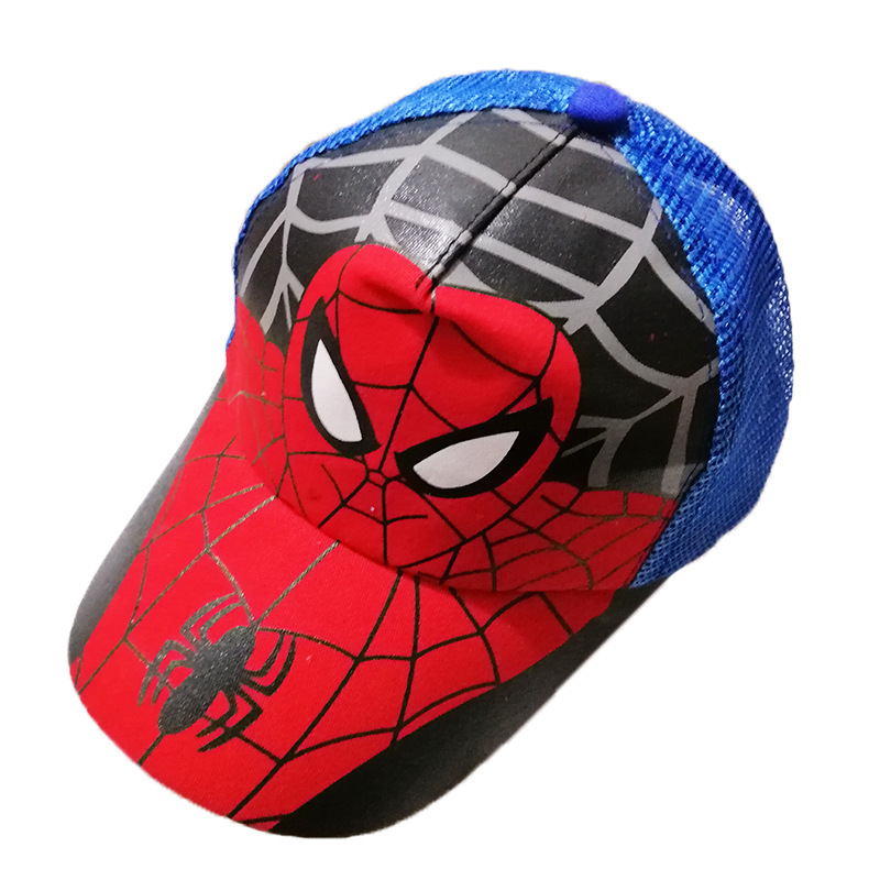 blue net hat