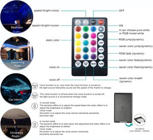 การปรับแต่ง DC12V 6W RGBW แอปควบคุมเครื่องยนต์ขนาดเล็กไฟ LED สตาร์ไลท์ชุดเฮดไลเนอร์แอปมือถือการควบคุมระยะไกลสำหรับรถยนต์ - Product Image 5