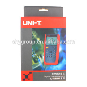 接触式UNI-T UT321数字温度计K/J/T/E型温度测试仪传感器W/LCD背光和USB接口