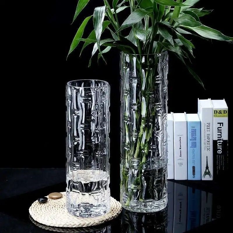 Factory Produced Wholesale Glass Flower Vase for Home Decor