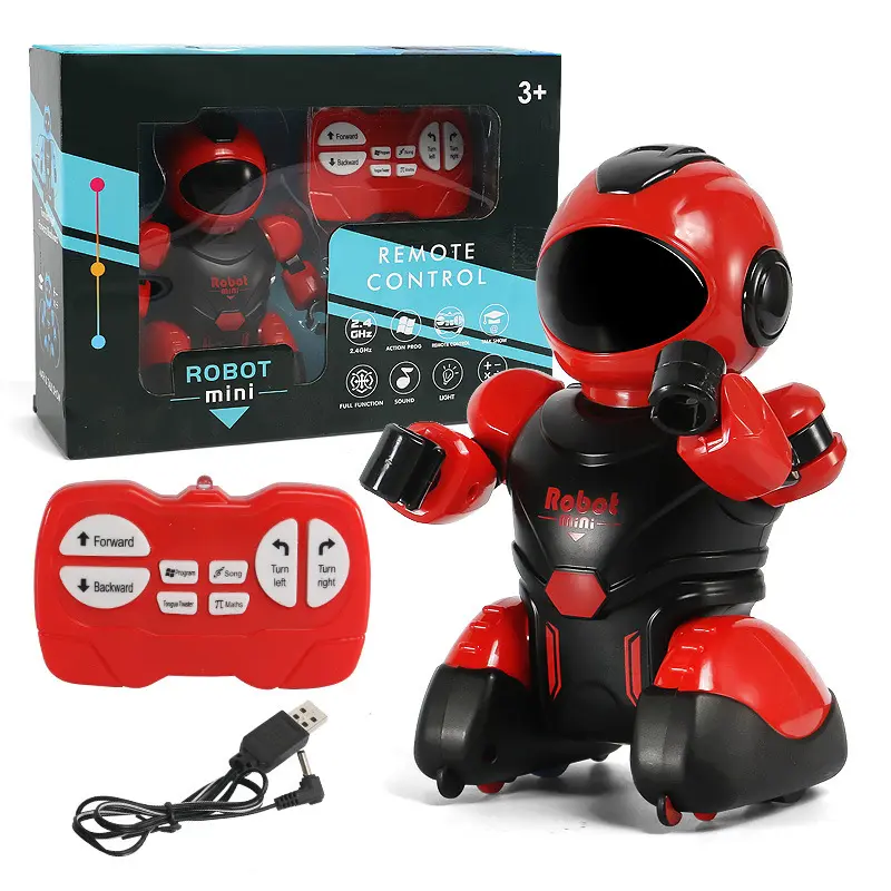 Sınır ötesi erken eğitim anaokulu çocuk oyuncakları programlama dublör bebek kızılötesi kumanda mini robot erkek ve kız