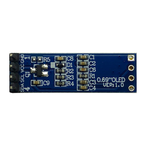 4-poliges 96x16 OLED-Anzeige modul 0,69 Zoll I2C IIC SSD1306 3V 5V kompatibel - Product Image 2