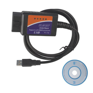 Interfaccia USB ELM327 V1.5 di alta qualità supporta tutti i protocolli OBD 2-strumenti diagnostici per la scansione auto