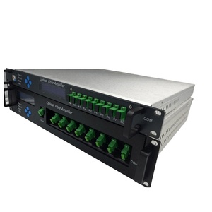 Edfa Price 1550nm <strong>1</strong> Or <strong>2</strong> <strong>Inputs</strong> 16 <strong>Output</strong> Catv Edfa 22dbm Fiber <strong>Amplifier</strong> With Wdm - Product Image 5