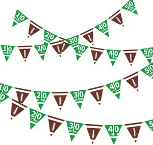 Tela de poliéster de alta calidad, decoración de Festival de celebración personalizada, banderines de bandera, banderines triangulares, banderines a todo Color - Product Image 1