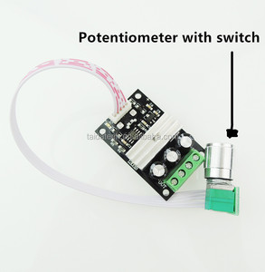 Taidacent 1203BKW DC6-28V 3A PWM Motor Speed Controller 24v DC Motor Speed ControlとSwitch Speed GovernorためFan Led Dimmer - Product Image 4