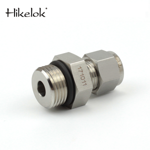 Swagelok tarzı paslanmaz çelik sıkıştırma tüpü uydurma 1/8 ila 1/2 erkek adaptörler o-ring contası SAE/MS düz iplik - Product Image 3