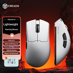 EWEADN A5 Ergonomische leichte Gaming-Maus Drahtlos mit für Bluetooth und Kabel für große Hände-Computer-Büro gebrauch - Product Image 2