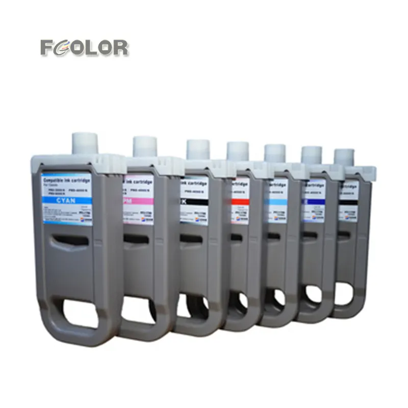 Fcolor PFI-1100 PFI-1300 PFI-1700 إعادة تعبئة خرطوشة الحبر لكانون صورة برو-4100 برو 4000S برو 6000 صبغات الحبر