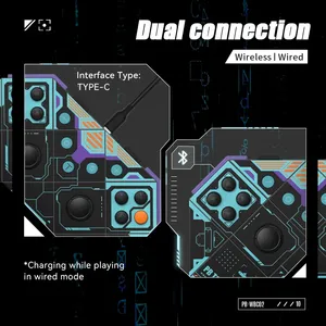 PB TAILS Metal Shell Bluetooth-Spielcontroller für Switch PC Steam IOS Android Spielkonsole-Controller PBTAILS KNIGHT WARRIOR - Product Image 5