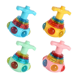 Jinying Flashing Top Kids Gyro Light up <strong>Toy</strong> Kids Piggy Led Music Gyroscope Launcher Rotating <strong>Toys</strong> Fun Birthday Party Favors - Product Image 1