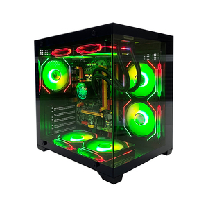 Pcooling Custom Pc Case para Mini Pc Computer Case Panel frontal Pc Case Black Gamer Cabinet - Product Image 3