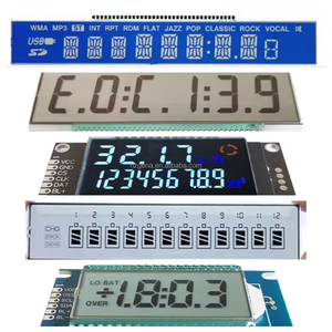 Gelbgrün COB LCD-Anzeige modul Segment anzeigen mit blauem Hintergrund Weißer Text FSTN Grauer Film LCD-Bildschirm - Product Image 4