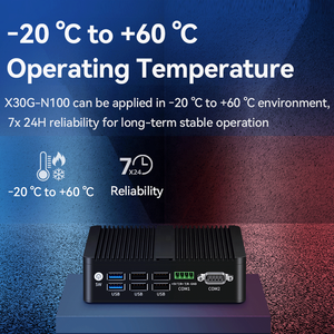 Intel N100 Lüfter loser industrieller Firewall-Router 4LAN 2.5G i225V Ethernet Nic RS485 RS232 Mini-PC-Server für Netzwerk-IP-Kamera - Product Image 6