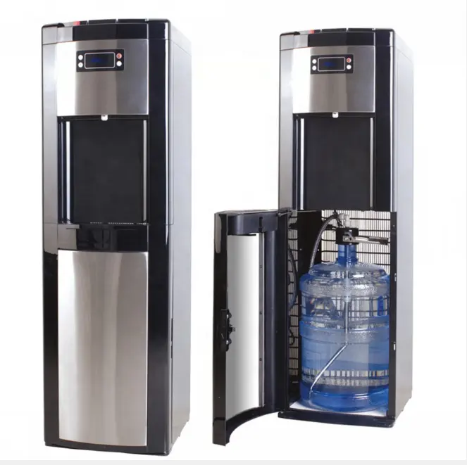 Dispensador de água de carga inferior de aço inoxidável, distribuidor de refrigerador quente e frio