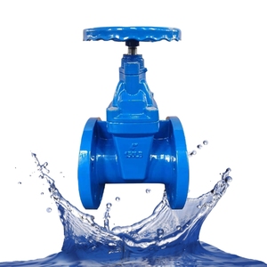 วาล์วประตู PN10 PN16 Z45X แบบอ่อนสำหรับซีลหน้าแปลนเหล็กดัด - Product Image 1