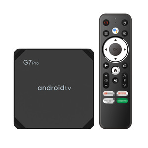 ชุดกล่องรับสัญญาณทีวีบลูทูธ4.2 G7โปรทีวี100เมตรอีเทอร์เน็ต amlogic S905Y4 Quad Core