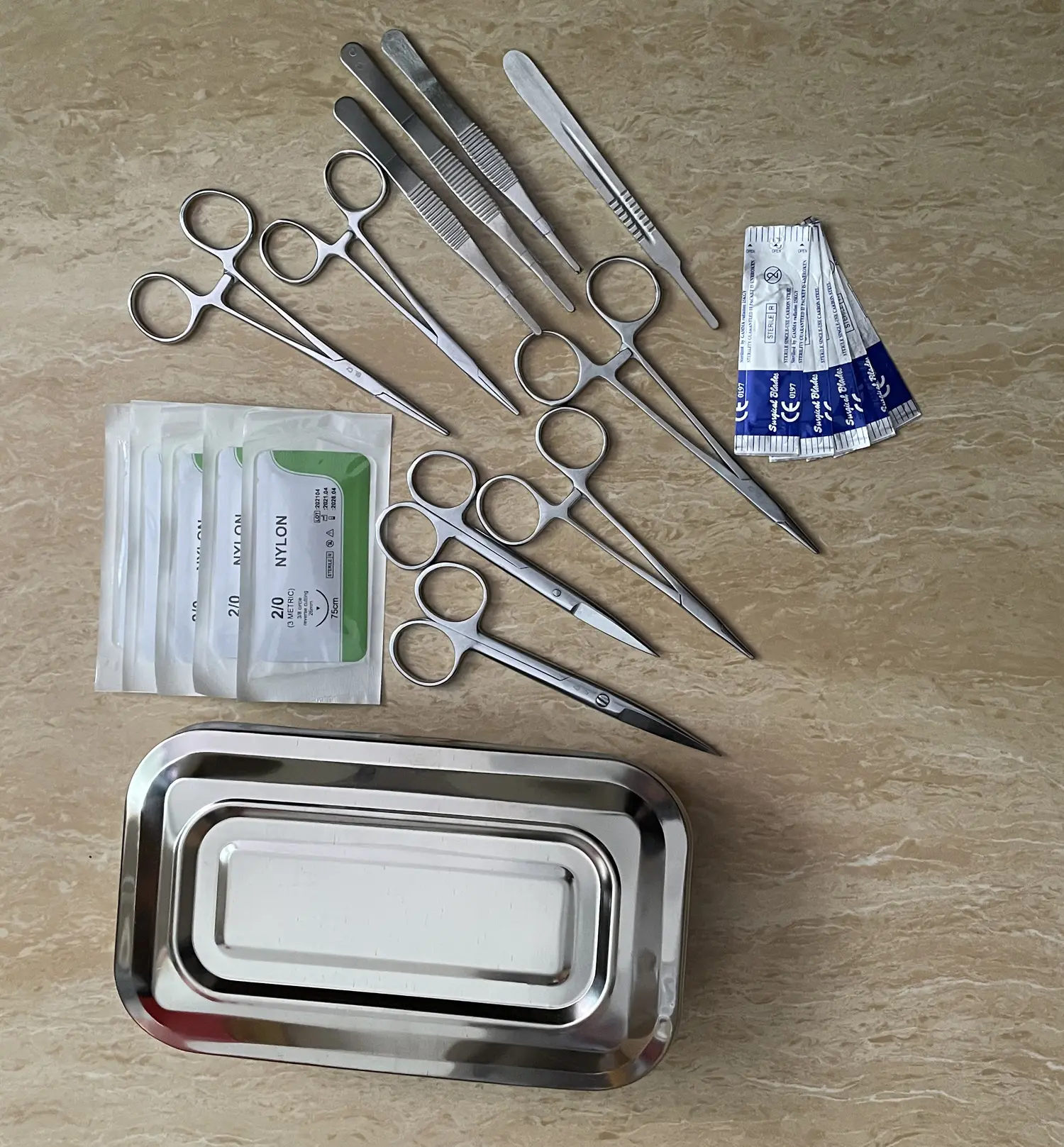 Kit d'outils de suture chirurgicale ensemble de suture kit d'instruments chirurgicaux