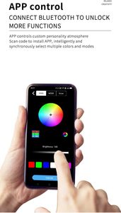 ステージパーティー用のスマート雰囲気ライトミュージックパーライト写真ビデオクリエーター照明キット