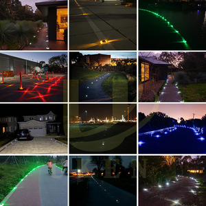 Nhà máy trực tiếp <span class=keywords><strong>LED</strong></span> vỉa hè đánh dấu IP68 nhấp nháy nhấp nháy đường mèo ánh sáng mắt GPS và Bluetooth Đèn hiệu năng lượng mặt trời Powered đường Stud - Product Image 4