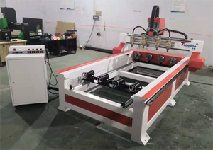 Enrutador CNC 3D de 4 ejes, velocidad rápida, cabezales múltiples, máquina CNC de esculpir 3D, 3 ejes, 4 husillos, 6 husillos, enrutador CNC - Product Image 3