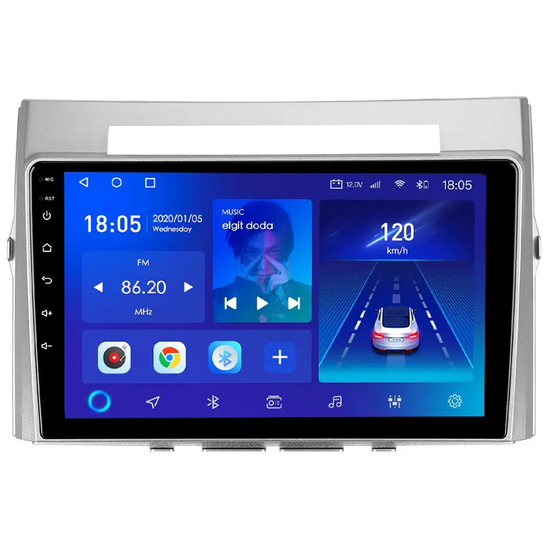 자동차 라디오 멀티미디어 비디오 플레이어 네비게이션 Android12 No 2din 2 din DVD TS10 FYT7862 For Toyota Corolla versa AR10 2004 - 2009