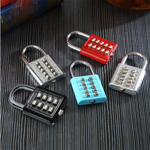 Anahtar kod kilidi metal alaşım anahtar kör kilit 8 haneli kombinasyon push button asma kilit - Product Image 3